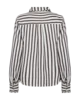 Skjorte - FQNoto - Off White/Sort - FREEQUENT