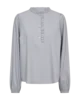 Bluse - FQfriva - Off White/Sort - FREEQUENT