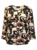 Bluse - 360-40049 - Brun/Sort - Signature