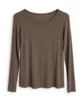 Bluse - Aura - Brun - Wilto