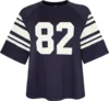 Bluse - Elina - Navy/Hvid - Cassiopeia