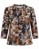 Bluse - Grazia  - Navy/Brun - iN FRONT