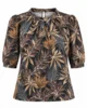 Bluse - Grazia - Brun/Sort - iN FRONT