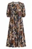 Kjole - Lucette - Navy/Brun - iN FRONT