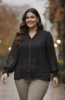 Bluse - Leanna - Sort - Cassiopeia