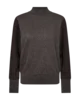 Pullover - Strik - FQBisolo - Brun/Sølv - FREEQUENT