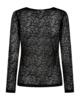 Langærmet T-shirt - FQisby - Sort - FREEQUENT