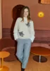 Pullover - Strik - FQgrskrela - Beige - FREEQUENT