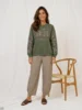 Sweatshirt - Sevilla - Grøn/Leopard - Marta du Château
