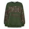 Sweatshirt - Sevilla - Grøn/Leopard - Marta du Château