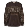Sweatshirt - Sevilla - Brun/Leopard - Marta du Château