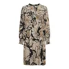 Kjole - Pomelo - Sort/Khaki - Marta du Château