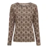 Bluse - Elissa - Brun/Beige - Marta du Château
