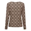 Bluse - Elissa - Brun/Beige - Marta du Château
