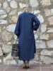 Kjole - Luna Zip - Denim/Blå - Gaspar