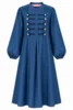 Kjole - Luna Zip - Denim/Blå - Gaspar