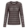 Meshbluse - Segberg - Brun - Luxzuz One Two