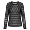 Meshbluse - Segberg - Sort - Luxzuz One Two