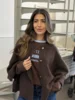 Cardigan - Louis Cape - Brun - Continue