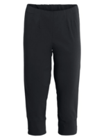 Capri bukser med bred elastik i ben - Sort - Signature