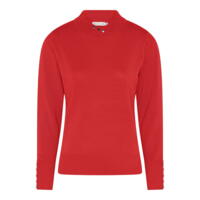 Pullover - Viscose Knit - Red - Micha