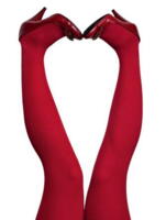 Tights strømpebuks - Loving Red - du Milde