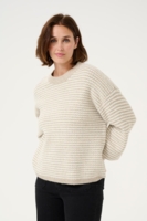 Pullover - Strik - KAellery - Gray/Chalk - Kaffe