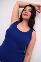 Tank Top - KCcarina - Beacon Blue - Kaffe Curve