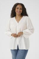 Bluse - KCmirana - Chalk - Kaffe Curve