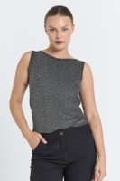 Top - FQViska - Black W. Silver - FREEQUENT