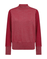 Pullover - Strik - FQBisolo - Chili Pepper W. Silver - FREEQUENT