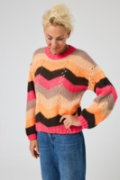 Pullover - Strik - Vind i Håret - Orange - Lene Beier X Lind