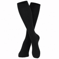 Knæstrømper - Merino - Sort - trofé
