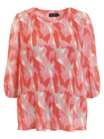 Bluse - Mønster - Koral/Rosa - Brandtex