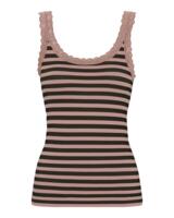 Top - ISA Stripe Dark - Rosa Antico - Tim & Simonsen
