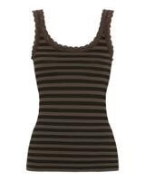 Top - ISA Stripe Dark - Nero/Noce - Tim & Simonsen