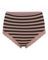 Trusser - ISA Stripe Dark Midi - Rosa Antico - Tim & Simonsen
