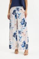 Bukser - Nicola - Blåt Mønster - IN Front