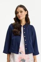 Jakke - Lisa - Dark Blue - In Front