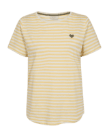 T-shirt - FQMian-Tee - Star Off-white w. Golden Haze - FreeQuent