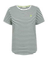 T-shirt - FQMIAN - Off-white w. Dark Forest - FREE/QUENT