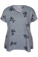 T-shirt - Alberta - Navy - Zhenzi