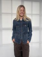 Cowboyjakke - Denim Blue - Continue