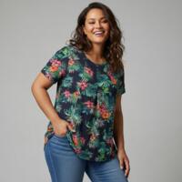 Bluse - PNElvira Sia - Navy Blue - Pont Neuf