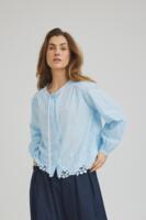 Skjorte - Alvild - Chambray Blue - Luxzuz One Two