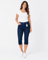 Capri jeans - Dora Milano - Stone Wash - Anna Montana
