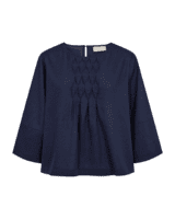 Bluse - FQLava - Navy - FREEQUENT