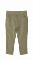 Capri bukser - Dora Comfort Flexi - Lys Oliven - Anna Montana