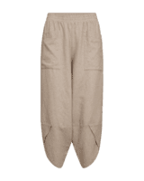 Capri Bukser - FQLava - Sand Melange - FREEQUENT