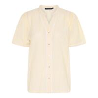 Skjorte - Stribet gul/hvid - MICHA